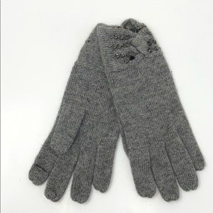 Portolano Cashmere-Wool Tech Gloves Touchscreen One Size Luxury NWT